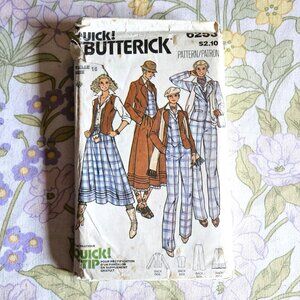 Vintage 90s Sewing Pattern UNCUT Butterick 6253 Size 16